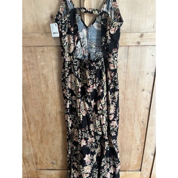 Free People Standout Floral Printed One Piece Jumpsuit Size M - Picture 7 of 7